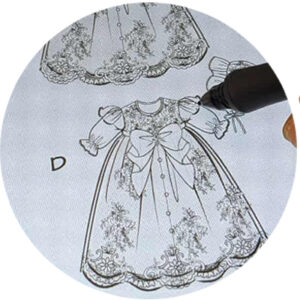 リメイクデザイン画ベビードレス