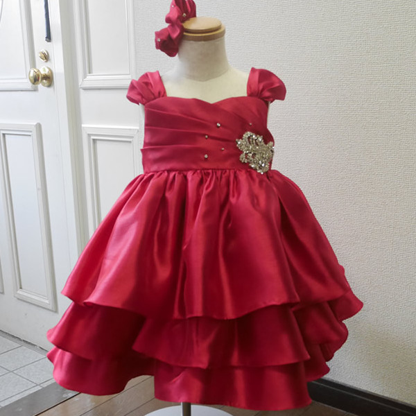 カラードレスから作ったキッズドレス